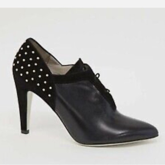 Jason Wu All Leather Gold Studded Made in Italy Bootie in Black 36.5 - Picture 2 of 14